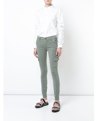 grüne enge Jeans von Frame Denim