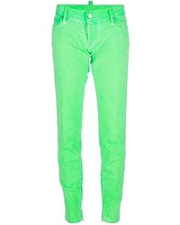 grüne enge Jeans von DSquared