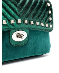 grüne gesteppte Leder Umhängetasche von Marc Ellis