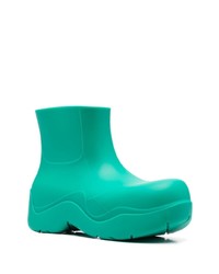 grüne Gummi Chelsea Boots von Bottega Veneta