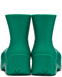 grüne Gummi Chelsea Boots von Bottega Veneta