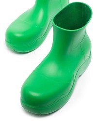 grüne Gummi Chelsea Boots von Bottega Veneta