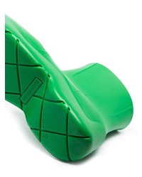 grüne Gummi Chelsea Boots von Bottega Veneta