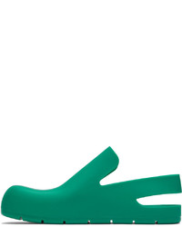 grüne Gummi Slipper von Bottega Veneta
