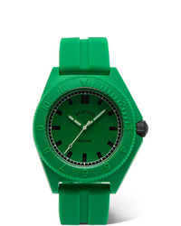 grüne Gummi Uhr