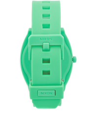 grüne Gummi Uhr von Nixon