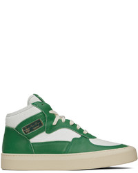 grüne hohe Sneakers aus Leder von Rhude