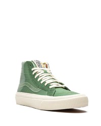 grüne hohe Sneakers aus Segeltuch von Vans