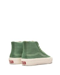 grüne hohe Sneakers aus Segeltuch von Vans