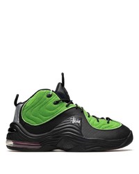 grüne hohe Sneakers aus Wildleder von Nike