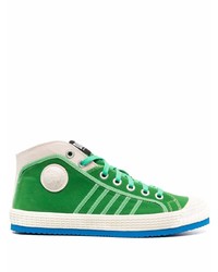 grüne hohe Sneakers von Diesel