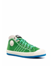 grüne hohe Sneakers von Diesel