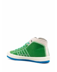 grüne hohe Sneakers von Diesel