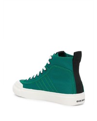 grüne hohe Sneakers von Diesel