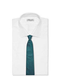 grüne horizontal gestreifte Krawatte von Charvet