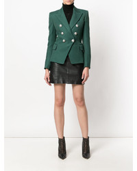 grüne Jacke von Balmain