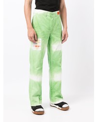 grüne Mit Batikmuster Jeans von Heron Preston