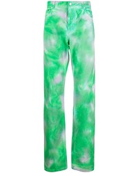 grüne Mit Batikmuster Jeans von MSGM