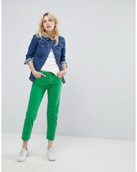 grüne Jeans von Wrangler