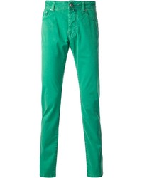 grüne Jeans von Jacob Cohen