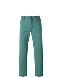 grüne Jeans von Kiton