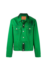 grüne Jeansjacke von Martine Rose