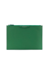 grüne Leder Clutch von Givenchy