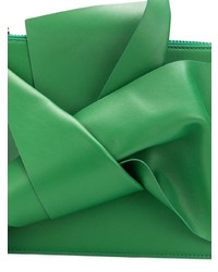 grüne Leder Clutch von N°21