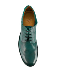 grüne Leder Derby Schuhe von Fiorentini+Baker