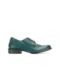 grüne Leder Derby Schuhe von Fiorentini+Baker