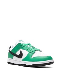 grüne Leder niedrige Sneakers von Nike