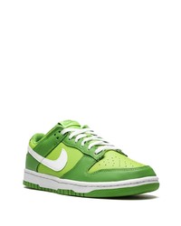 grüne Leder niedrige Sneakers von Nike