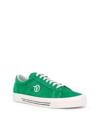 grüne Leder niedrige Sneakers von Vans