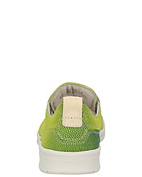 grüne Leder niedrige Sneakers von Sioux