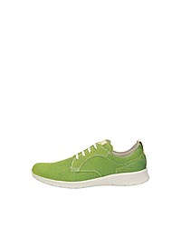 grüne Leder niedrige Sneakers von Sioux