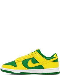 grüne Leder Sportschuhe von Nike