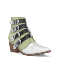 grüne Leder Stiefeletten von Toga Pulla