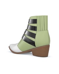 grüne Leder Stiefeletten von Toga Pulla