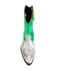 grüne Leder Stiefeletten von Golden Goose Deluxe Brand
