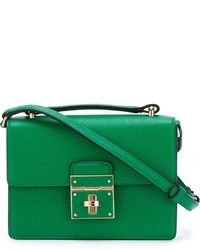 grüne Leder Umhängetasche von Dolce & Gabbana
