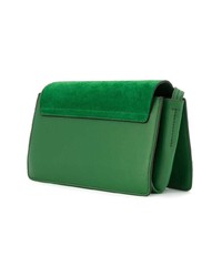 grüne Leder Umhängetasche von Chloé