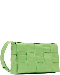 grüne Leder Umhängetasche von Bottega Veneta