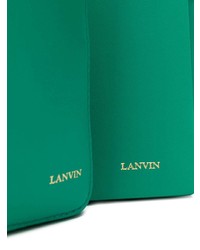 grüne Leder Umhängetasche von Lanvin