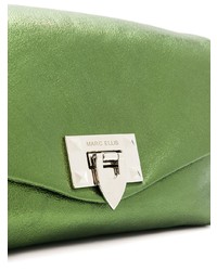 grüne Leder Umhängetasche von Marc Ellis