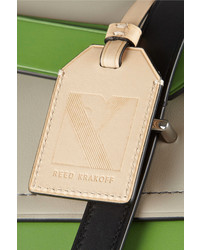 grüne Lederhandtasche von Reed Krakoff