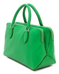 grüne Lederhandtasche von Rochas