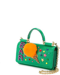 grüne Ledertaschen von Dolce & Gabbana