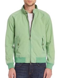 grüne leichte Jacke