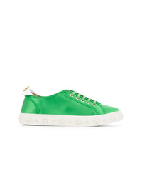 grüne niedrige Sneakers von Aquazzura