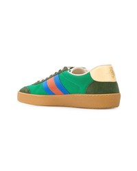 grüne niedrige Sneakers von Gucci